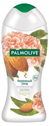 Изображение товара Гель-крем для душа Palmolive Бережный уход с миндальным маслом и пионом для чувствительной кожи, 250 мл