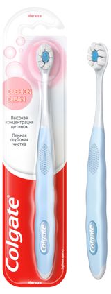 Изображение товара Зубная щетка Colgate Cushion Clean мягкая, 1 шт