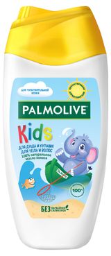 Изображение товара Гель для душа детский Palmolive Kids с маслом кокоса для тела и волос 3+, 250 мл