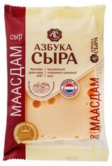Изображение товара Сыр полутвердый «Азбука сыра» Маасдам кусок 45% БЗМЖ, 200 г