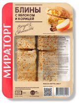 Изображение товара Блины с яблоком и корицей «Мираторг», 280 г