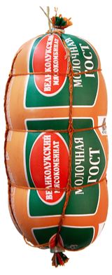 Изображение товара Колбаса вареная «Великолукский мясокомбинат» Молочная ГОСТ, 500 г