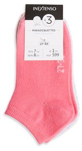 Изображение товара Носки для девочки InExtenso укороченные, 3 шт