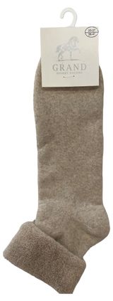 Изображение товара Носки женские махровые бежевые, р. 25-27