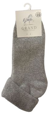 Изображение товара Носки женские махровые серые, р. 25-27