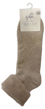 Изображение товара Носки женские махровые бежевые, р. 23-25