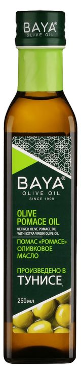 Изображение товара Масло оливковое Baya Pomace Extra Virgin Тунис, 0,25 л