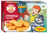 Изображение товара Стрипсы куриные «Золотой Петушок» Вкусняшки из мяса цыплят-бройлеров замороженные, 300 г