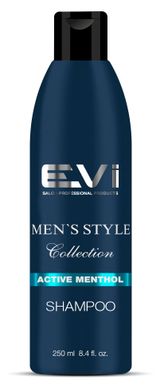 Изображение товара Шампунь для волос мужской Evi Salon Professional Men's Style Collection Очищающий, 250 мл