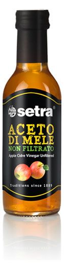 Изображение товара Уксус яблочный Setra нефильтрованный Италия, 250 мл