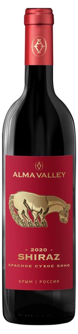 Изображение товара Вино Alma Valley Шираз красное сухое Россия, 0,75 л