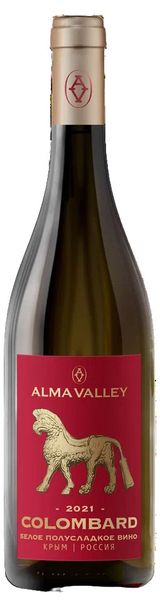 Изображение товара Вино Alma Valley Коломбар белое полусухое Россия, 0,75 л