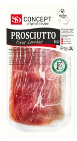 Изображение товара Вяленое мясо Прошутто сыровяленое SD Concept из свинины нарезка, 50 г