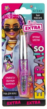 Изображение товара Тушь для волос Lukky Barbie Extra розовая