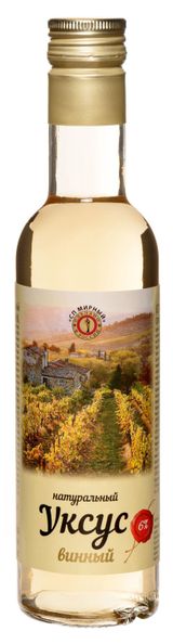 Изображение товара Уксус винный «СП Мирный» натуральный 6%, 250 мл