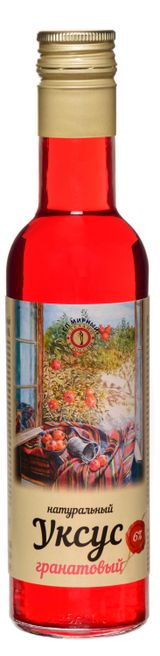 Изображение товара Уксус гранатовый «СП Мирный» натуральный 6%, 250 мл