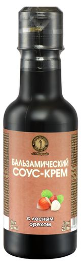 Изображение товара Соус-крем «СП Мирный» бальзамический с лесным орехом, 220 мл