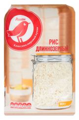 Изображение товара Рис АШАН Красная птица длиннозерный шлифованный, 800 г