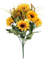 Изображение товара Букет искусственный Подсолнухи, 45 см, 1 шт в ассортименте