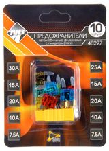 Изображение товара Предохранители автомобильные Nova Bright Mini флажковые, 10 шт