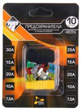 Изображение товара Предохранители автомобильные Nova Bright Micro флажковые, 10 шт