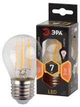 Изображение товара Лампа светодиодная «ЭРА» F-LED P45-7W-827-E27 Теплый белый