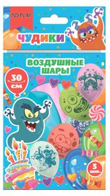 Изображение товара Шарики воздушные ND PLAY Чудики 30 см, 5 шт