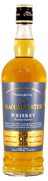 Изображение товара Виски Maccallister купажированный Россия, 0,7 л