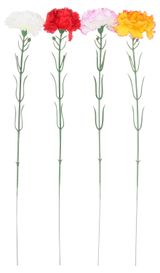 Изображение товара Цветок искусственный Гвоздика, 50 см, 1 шт в ассортименте