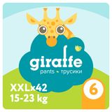 Изображение товара Трусики-подгузники Lovular Giraffe XXL 15-23кг, 42 шт