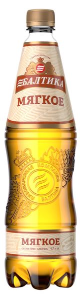 Изображение товара Пиво «Балтика» №7 Мягкое светлое фильтрованное 4,7%, 950 мл