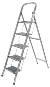 Изображение товара Стремянка Zalger стальная с ковриком 5 ступеней
