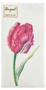 Изображение товара Салфетки бумажные Bouquet Тюльпан 2 слоя, 33х33 см, 20 л