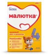 Изображение товара Смесь сухая молочная «Малютка» 4 с 18 мес., 600 г