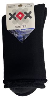 Изображение товара Носки мужские ХОХ Xz1462 махровые черны, 25 р