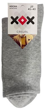 Изображение товара Носки мужские «ХОХ» Х-3R15 светло-серые, размер 25