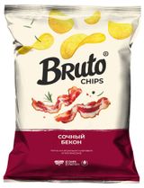 Изображение товара Чипсы картофельные Bruto Бекон, 120 г