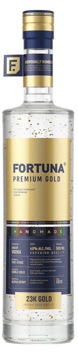 Изображение товара Водка Fortuna Premium Gold Россия, 0,5 л