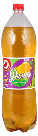 Изображение товара Напиток сильногазированный АШАН Красная птица Дюшес безалкогольный, 2 л