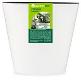 Изображение товара Горшок для цветов Garden Star белый, d 190 мм