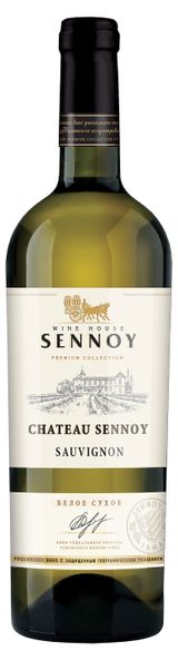 Изображение товара Вино Chateau Sennoy Совиньон белое сухое Россия, 0,75 л