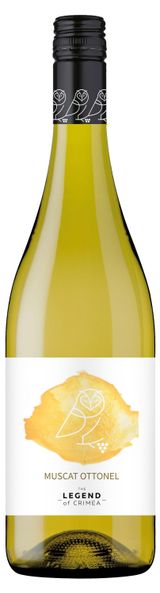 Изображение товара Вино «Легенда Крыма» Мускат Оттонель белое сухое Россия, 0,75 л