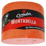 Изображение товара Колбаса вареная Cortador Мортаделла с фисташками кусок, ~ 0,5 кг