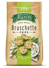 Изображение товара Брускетты Maretti Сметана и лук, 70 г