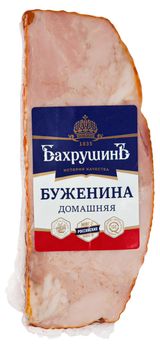 Изображение товара Буженина варено-копченая «Бахрушинъ» Домашняя, ~ 0,5 кг