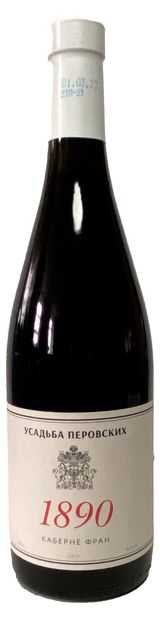 Изображение товара Вино «Усадьба Перовских» 1890 Каберне Фран красное сухое Россия, 0,75 л