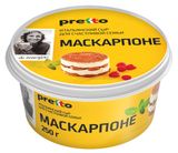 Изображение товара Сыр мягкий сливочный Маскарпоне Pretto 80% БЗМЖ, 250 г