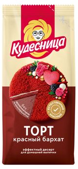 Изображение товара Смесь для выпечки «Кудесница» Торт Красный бархат, 350 г