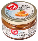 Изображение товара Икра сельди АШАН Красная птица ястычная в масле, 200 г