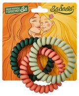 Изображение товара Набор резинок пружинок для волос «Забава», 3 шт